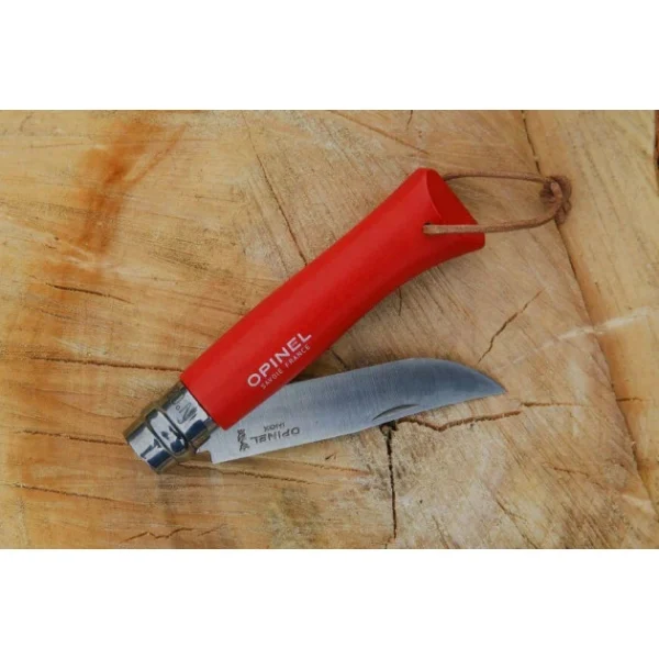 vente chaude Bon marché 🛒 Couteau N°8 Baroudeur Rouge Colorama Opinel 🎉 3