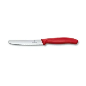 pas cher Bon marché 😍 Set Couteau d’Office, Couteau à Tomate et Epluche Légumes Rouge Swiss Classic Victorinox 🎁 8