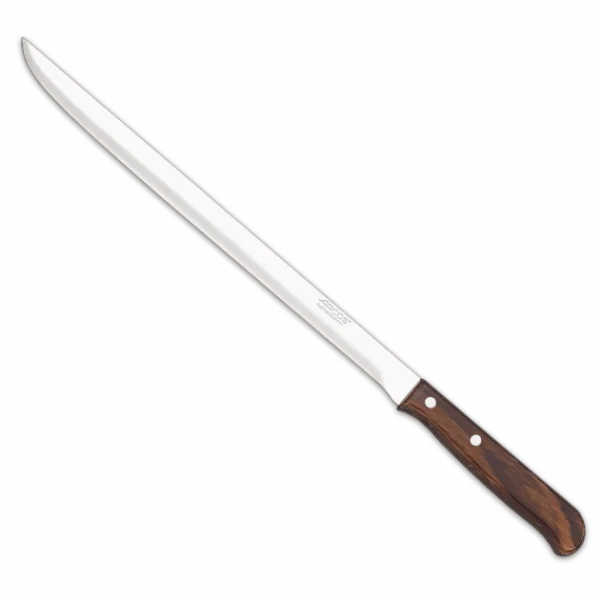 Acheter ⭐ Support Jambon Bois Brun et Couteau Jambon 25 cm Arcos 🥰 vente chaude 4